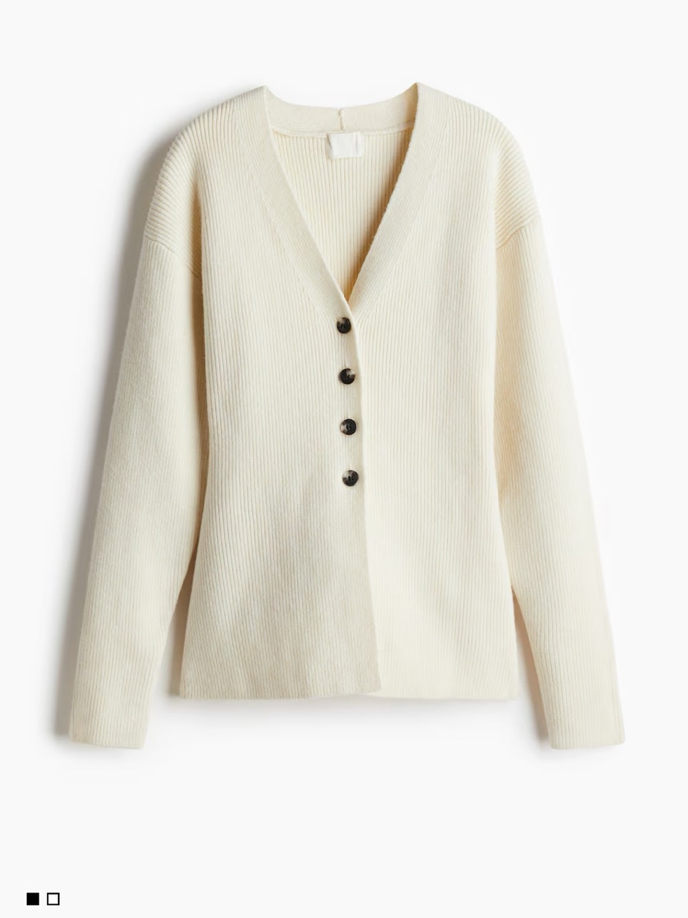 H&M long peplum sweater XS like NEW!